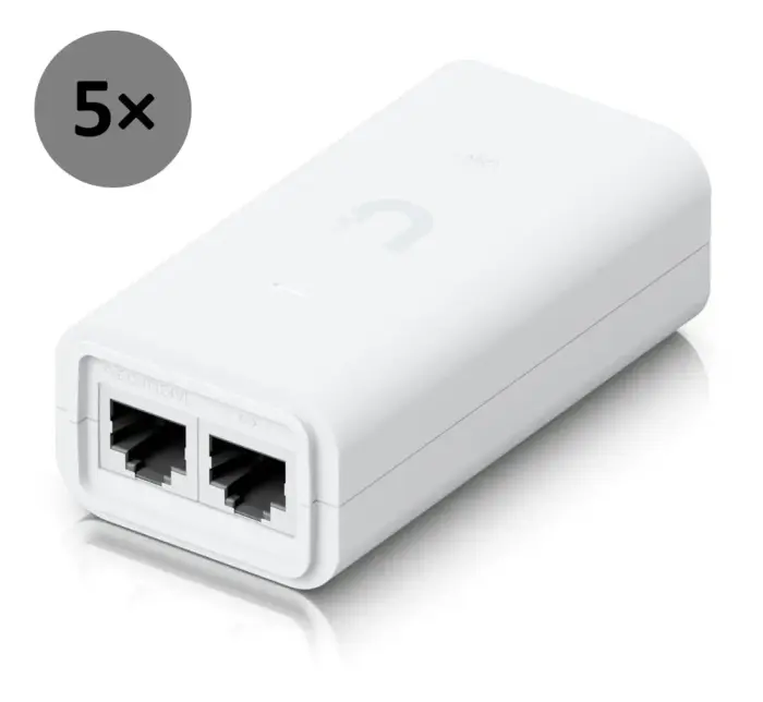 Ubiquiti 24V PoE Adapter 2.5GbE 5pack