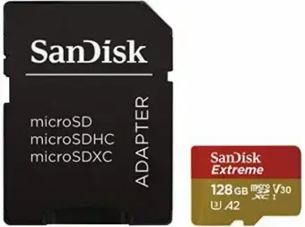 SanDisk Extreme 128GB MicroSDXC + адаптер