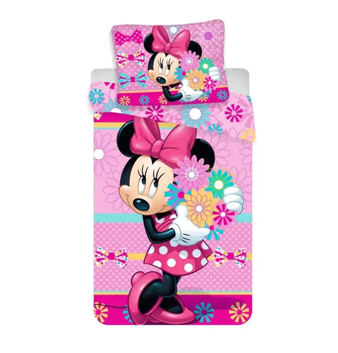 Gultas veļas komplekts Minnie Mouse 140x200 cm