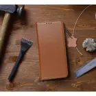 Ādas maciņš SMART PRO iPhone 17 Air brūns — Foto 9