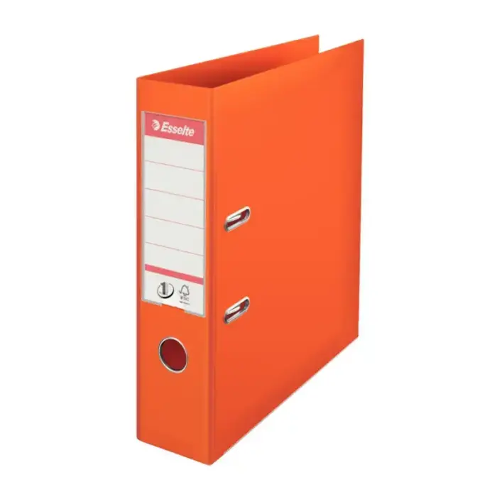 Registratorius ESSELTE No1 Power polipropilenas A4, 75mm, oranžinis