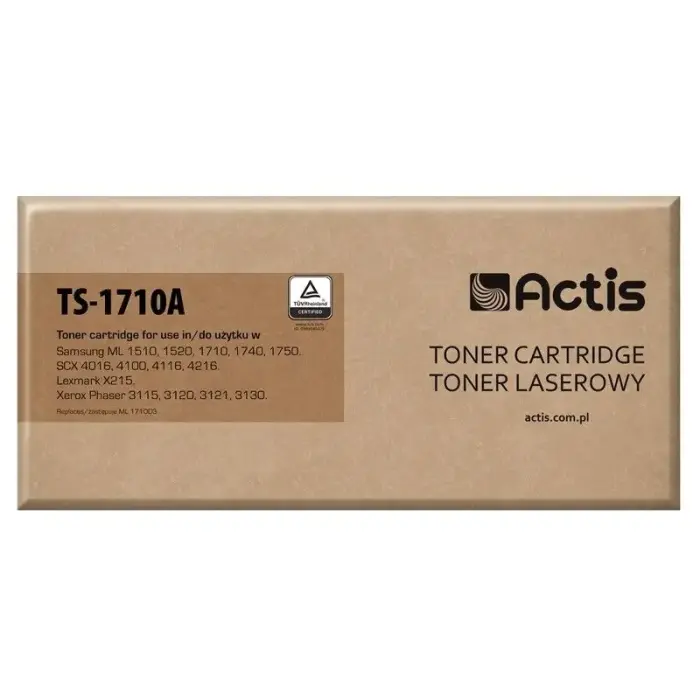 Actis TS-1710A toners (aizstāj Samsung ML-1710D3; standarta; 3000 lpp; melns)