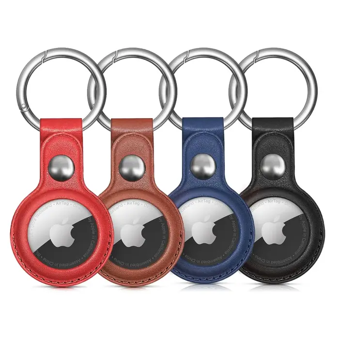 Eko odos dėklas, skirtas Apple AirTag - 4 vnt.