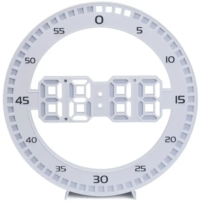 LED žadintuvas su termometru ir apšvietimu