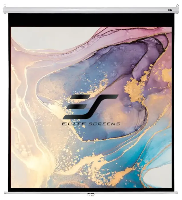 ELITE SCREENS plátno rullista 113" (287cm)/ 1:1/ 203,2×203,2cm/ gain 1.1/ case balts