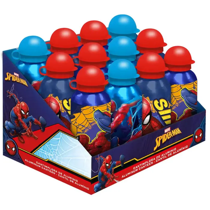 Marvel Spiderman sorteeritud alumiiniumist matkapudel 500ml
