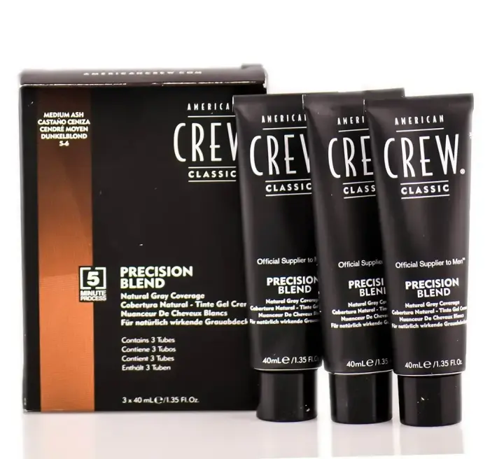 American Crew Precision Blend Набор Краски для Волос - 5/6 Средний/Пепельный 3 X 40ml