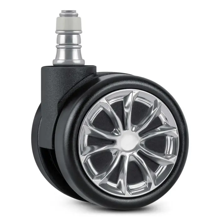 Kółka gumowane do foteli czarne Sofotel 5 szt Foto 3