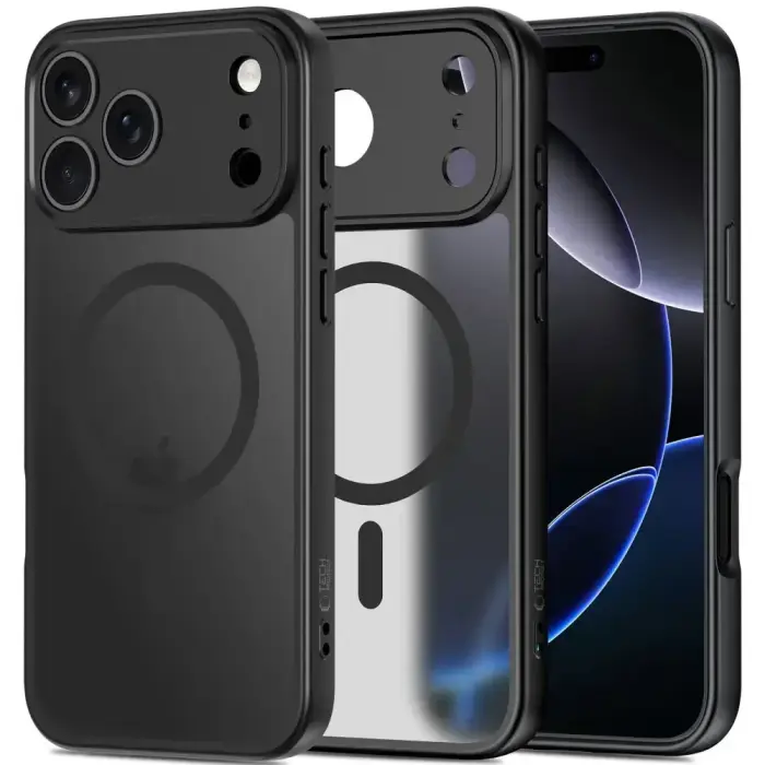 Tech-Protect BasicMag MagSafe dėklas iPhone 17 Pro - Matinė juoda