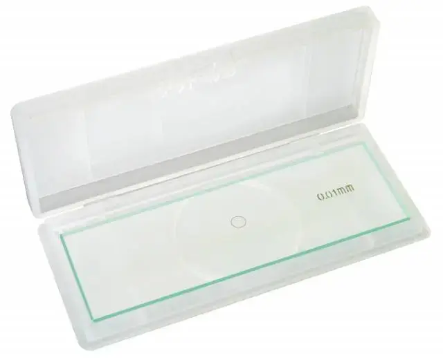 BRESSER Blank Slide with 1/100 mm scale 75x200 cm