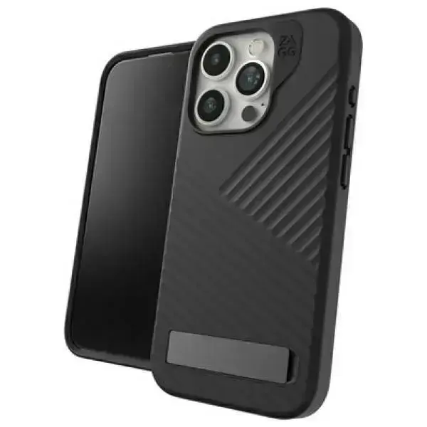 ZAGG Denali Snap Kickstand ümbris iPhone 15 Pro - Must