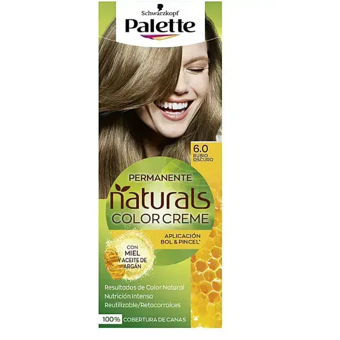 Schwarzkopf Palette Naturals Color Creme 6.0 Tumši blonda