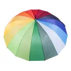 Large umbrella rainbow umbrella sturdy automatic — Photo 4