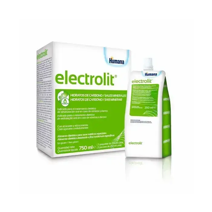 Humana Electrolit elektrolüütide lahus, 3x250 ml