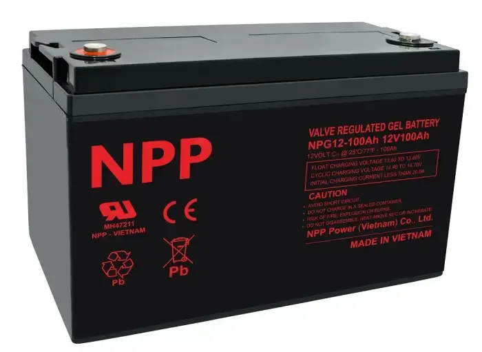 Akumulators 12V 100Ah T16(M8) Pb GEL (gēla) NPP