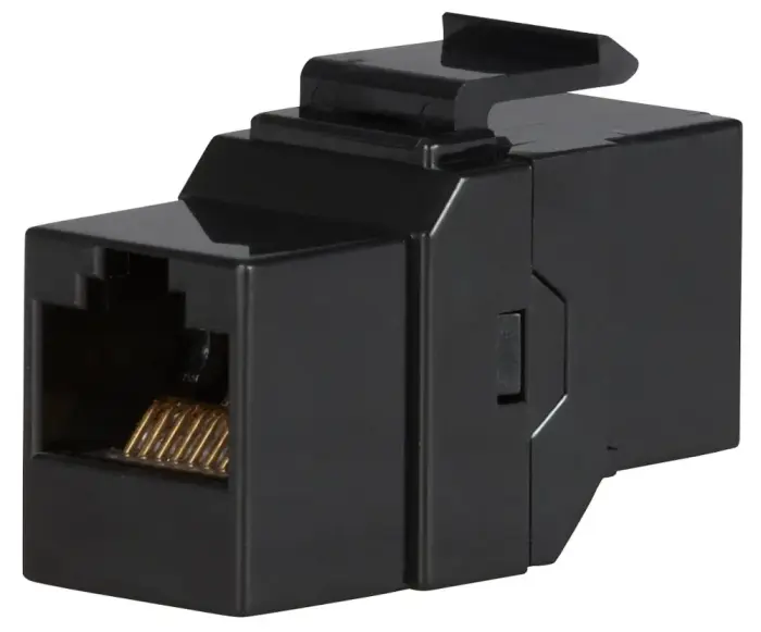 Solarix UTP c5e panel connector, black