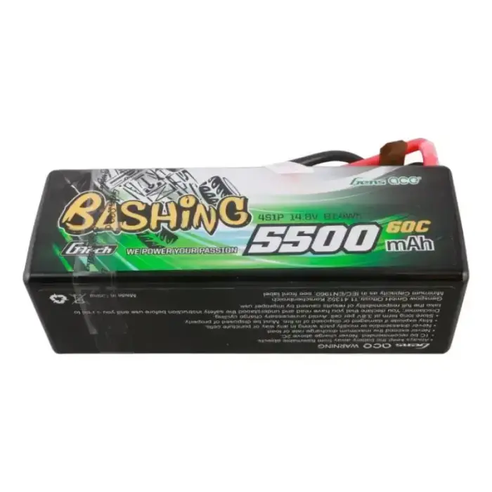 Gens ace G-Tech 5500mAh 4S1P 14.8V 60C HardCase RC car LiPo Battery