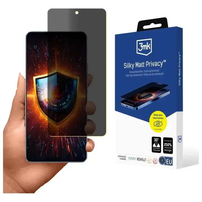 3MK Silky Matt Privacy aizsargplēve priekš Realme GT 7