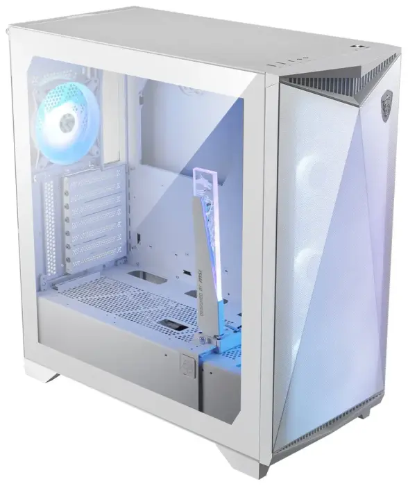 MSI case MPG GUNGNIR 300R AIRFLOW WHITE/ no PSU/ 4x 120 mm A-RGB fan/ 1x USB-C/ 2x USB3.2