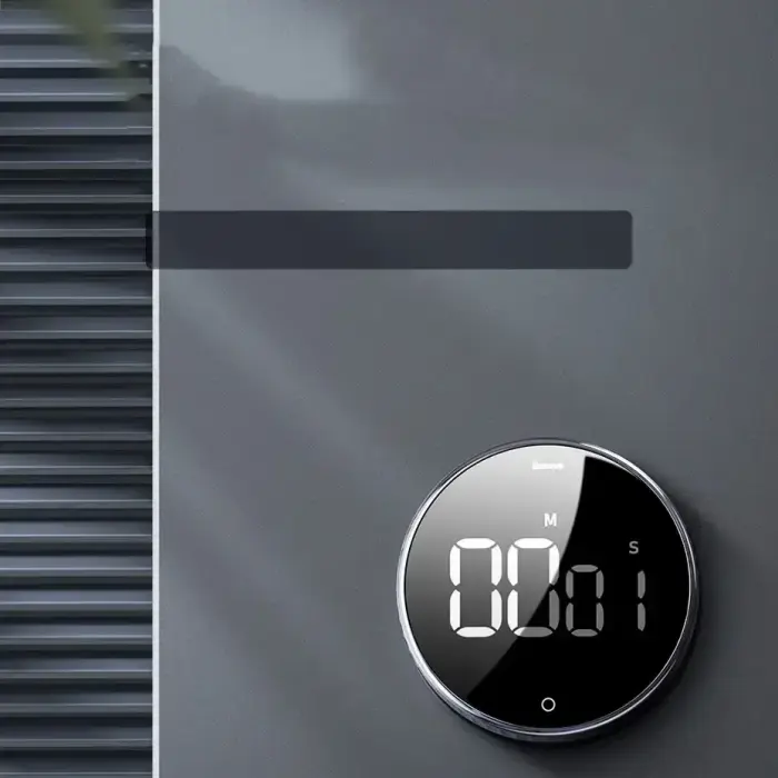 Baseus Heyo rotary timer electronic timer black timer (ACDJS-01) Фото num