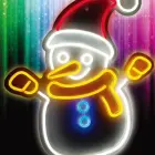 NEON SNOWMAN WALL LAMP — Photo 3