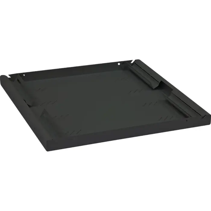 Triton Polička s perforací 1U/550mm,melna