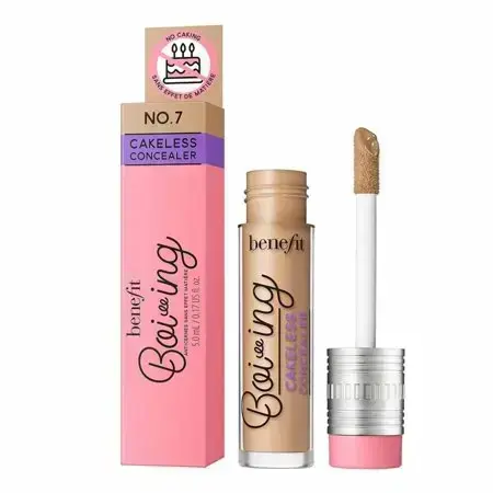 Benefit Cosmetics Boi-ing Cakeless Täielikult kattev veekindel vedel peitekreem, toon 7 Jump in 0.17 Oz/5.0mL