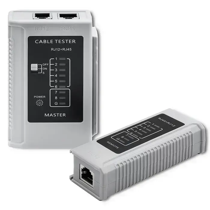 Qoltec Cable networks tester | RJ45 | RJ12 Photo
