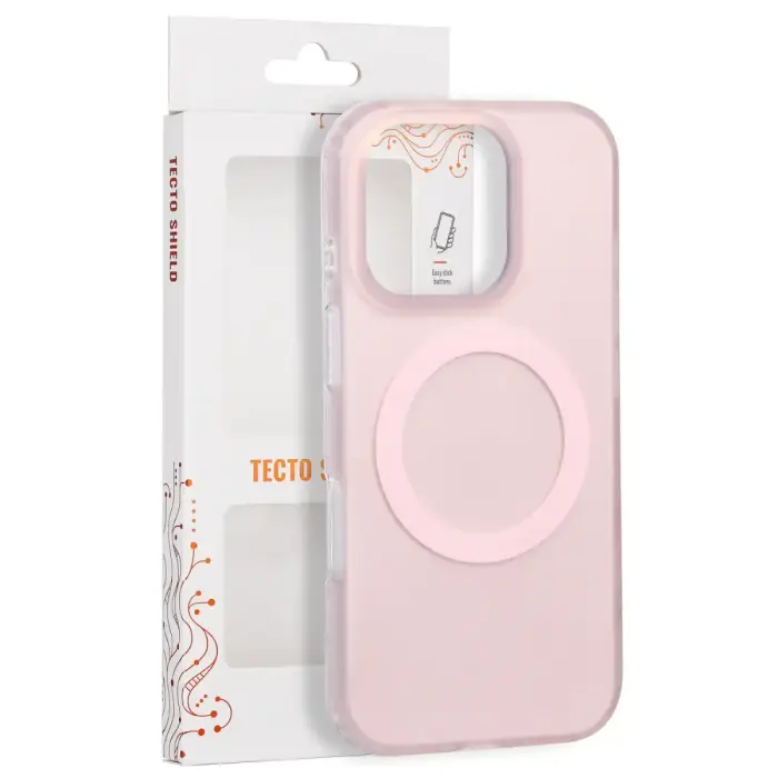 Tecto Shield Mistiq Mag vāks iPhone 16 Pro 6,3" rozā
