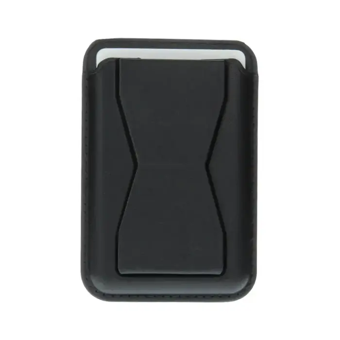 Card holder with stand, black