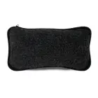 Wool neck support pillow 20x40 cm black Photo