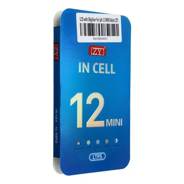 LCD ekrāns iPhone 12 Mini ar skārienjūtīgu stiklu, melns (ZY-LTPS)