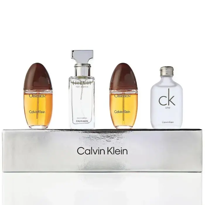 Calvin Klein Miniatiūrinių Kvepalų Rinkinys: Eternity EDP (15ml), CK One EDT (2x15ml), Obsession EDP (15ml) Vyrams ir Moterims