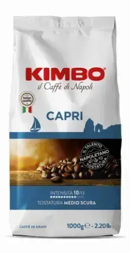 Kavos pupelės KIMBO Capri, 1 kg