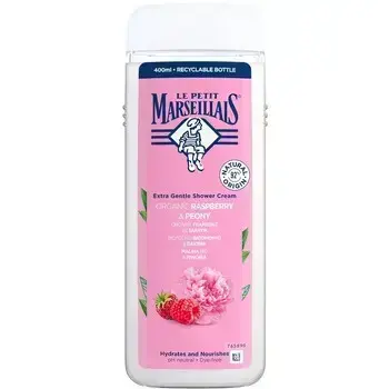 Le Petit Marseillais Extra Gentle Shower Cream Organic Raspberry & Peony 400ml