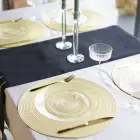 Table placemat Chef, diameter 38 cm, round, light beige Photo