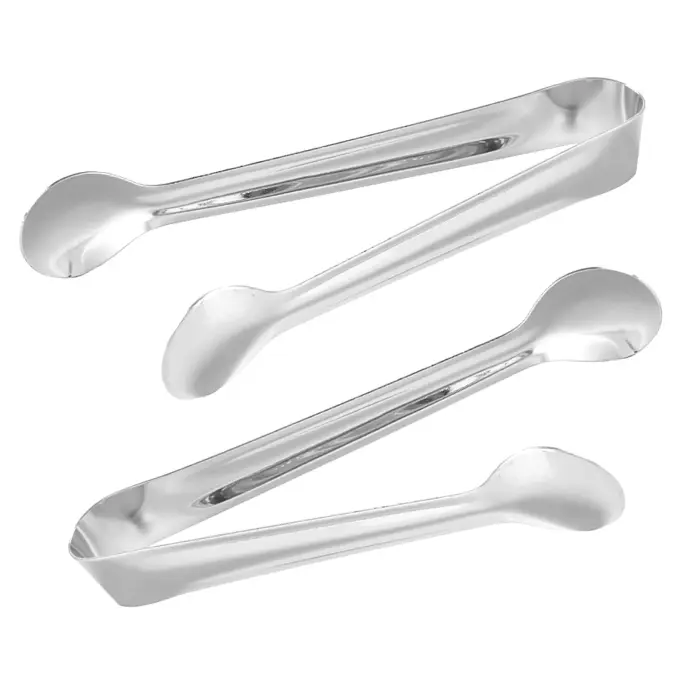 Stainless steel sugar tongs, 160mm length, set of 2 - Hendi 523629