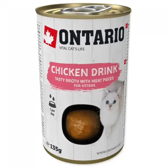 Ontario напиток для котят с курицей, 135 г