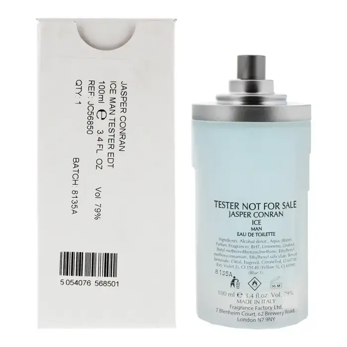 Jasper Conran, Ice, Tualettvesi, meestele, 100 ml *Tester
