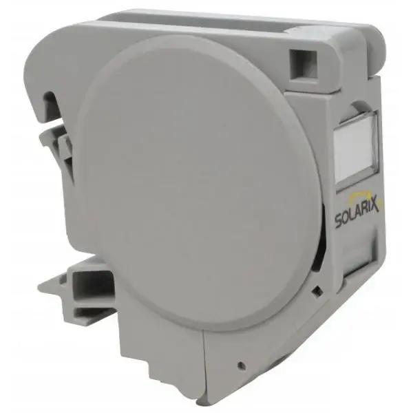 Solarix DIN rail bracket for one keystone gray SXKJ-DIN-GY