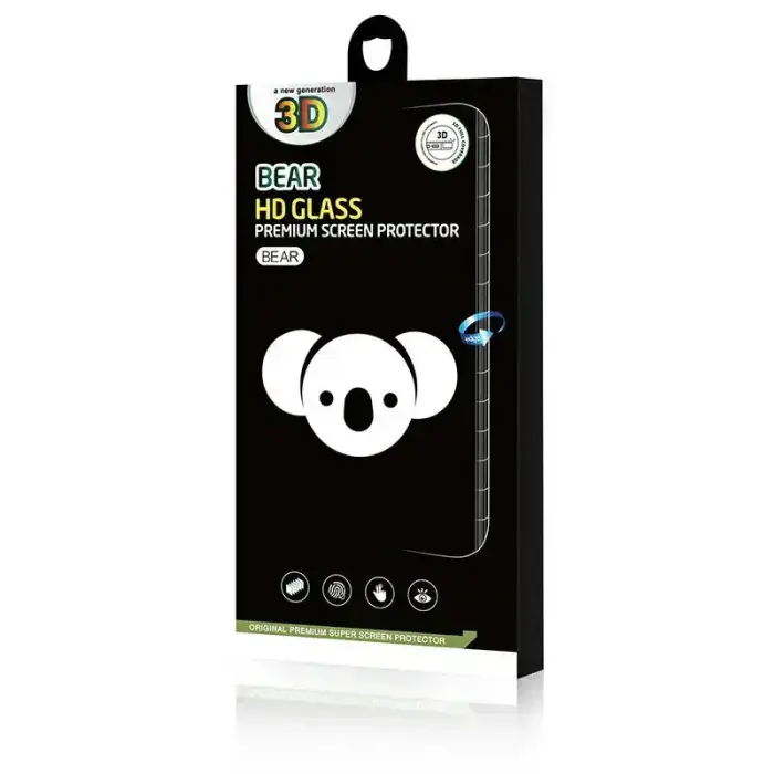 Защитное стекло Reals Bear Super HD Hard Glass для iPhone 17 Pro с аппликатором