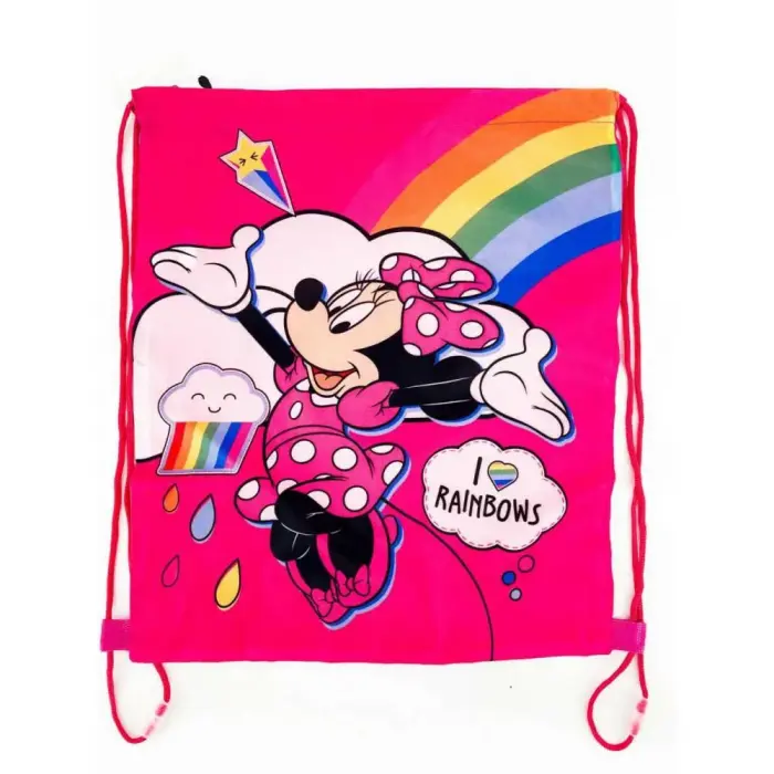 Koolijalatsite kott Myszka Mini 5 Pink 33x40 cm
