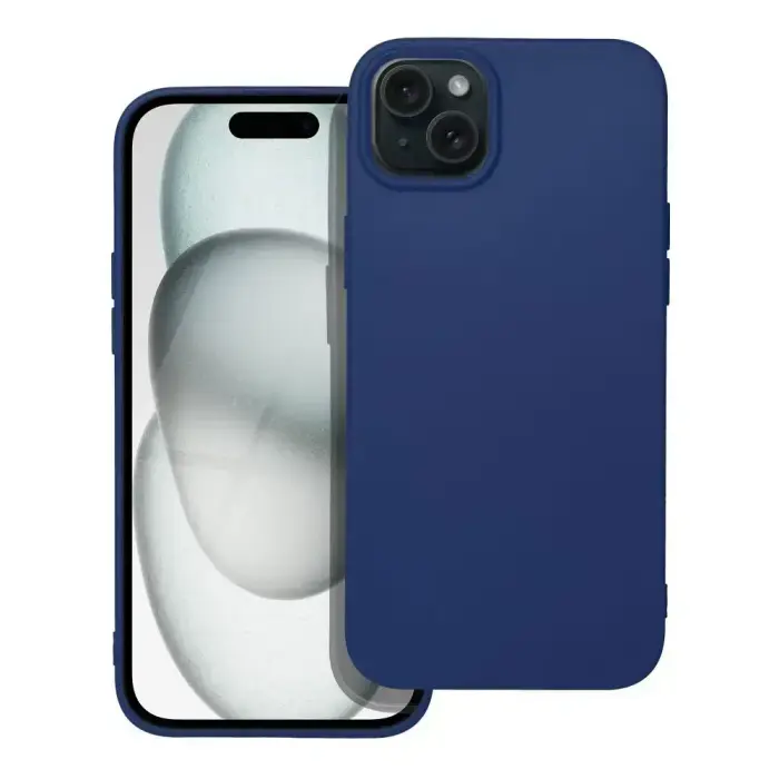 SOFT vāks iPhone 15 Plus tumši zils