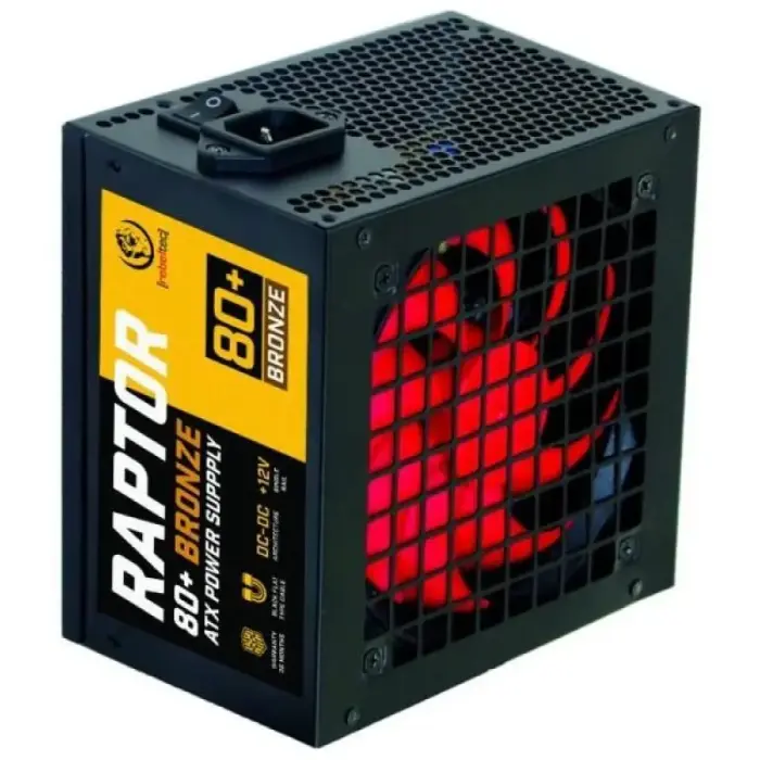 Rebeltec RAPTOR 800W ATX Power Supply, 80+ BRONZE, Single Rail, DC-DC