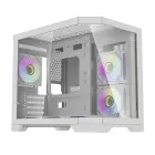 Darflash FT418 computer case + 6 aRGB fans (white) Foto 1
