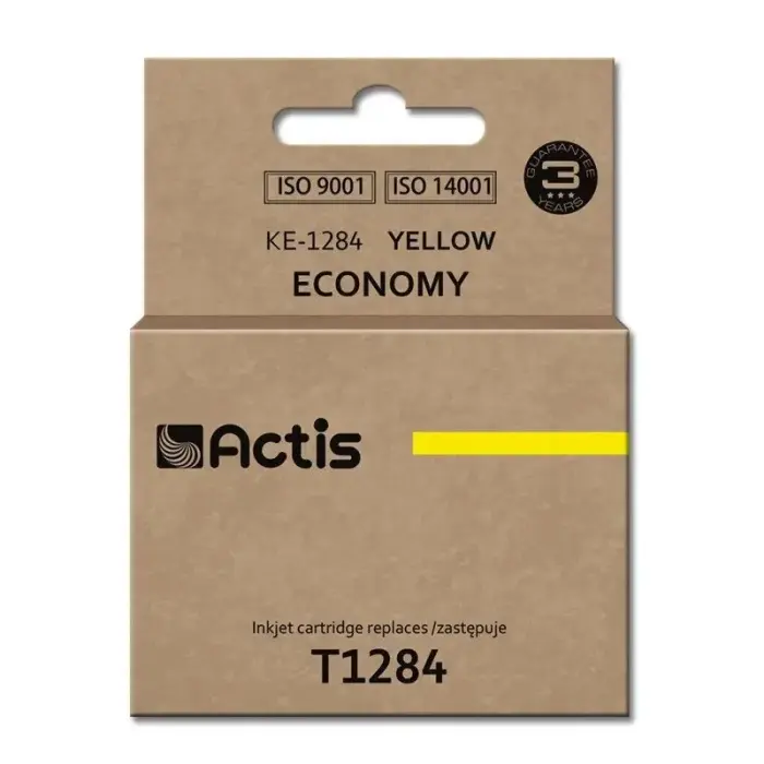 Actis KE-1284 tinte (aizvieto Epson T1284; Standarta; 13 ml; dzeltena)