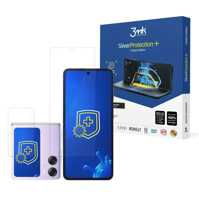 Oppo Find N2 Flip - 3mk SilverProtection+ Folded Edition aizsargplēve