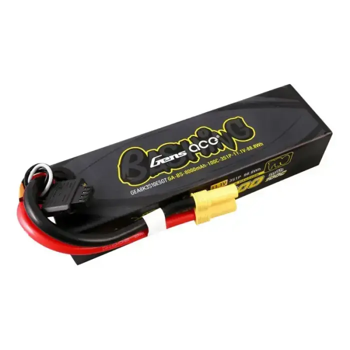 Gens ace G-Tech 8000mAh 11.1V 100C 3S1P LiPo Battery Pack – EC5 Bashing Series