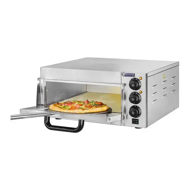 Piec do pizzy 1x40cm jednokomorowy 2000W 230V Timer 120min Royal Catering Foto 8