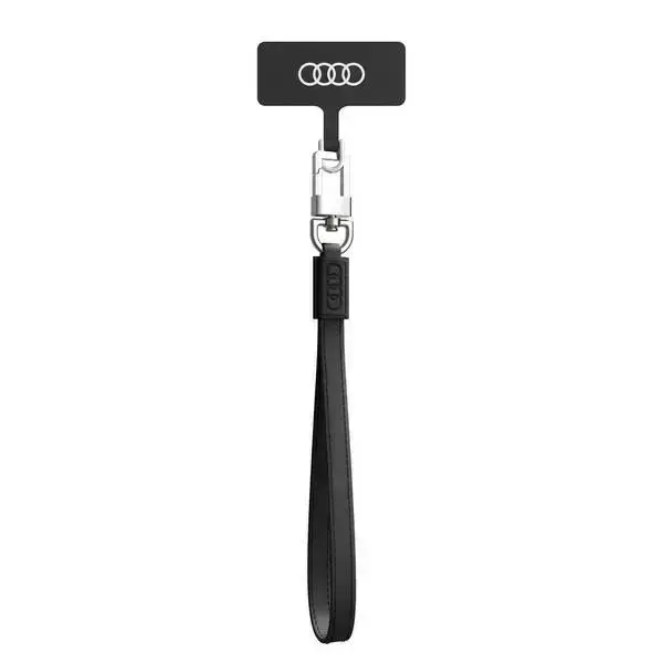 Audi Universal Phone Lanyard 28cm 10mm Leather – Black